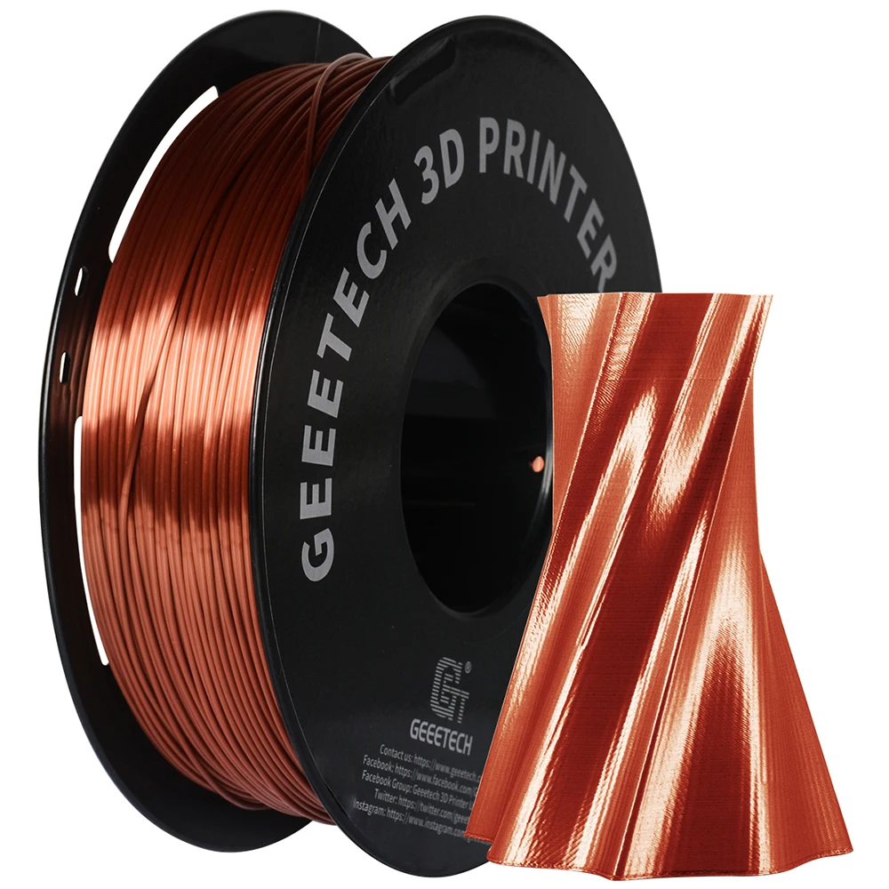 Filament GEEETECH PLA Miedziany Jedwabny (COPPER SILK)