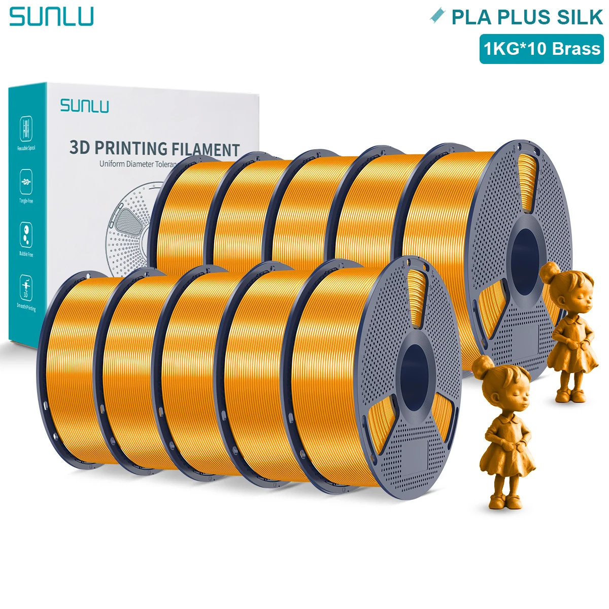 Filament SUNLU PLA Plus  Jedwabny (SILK)