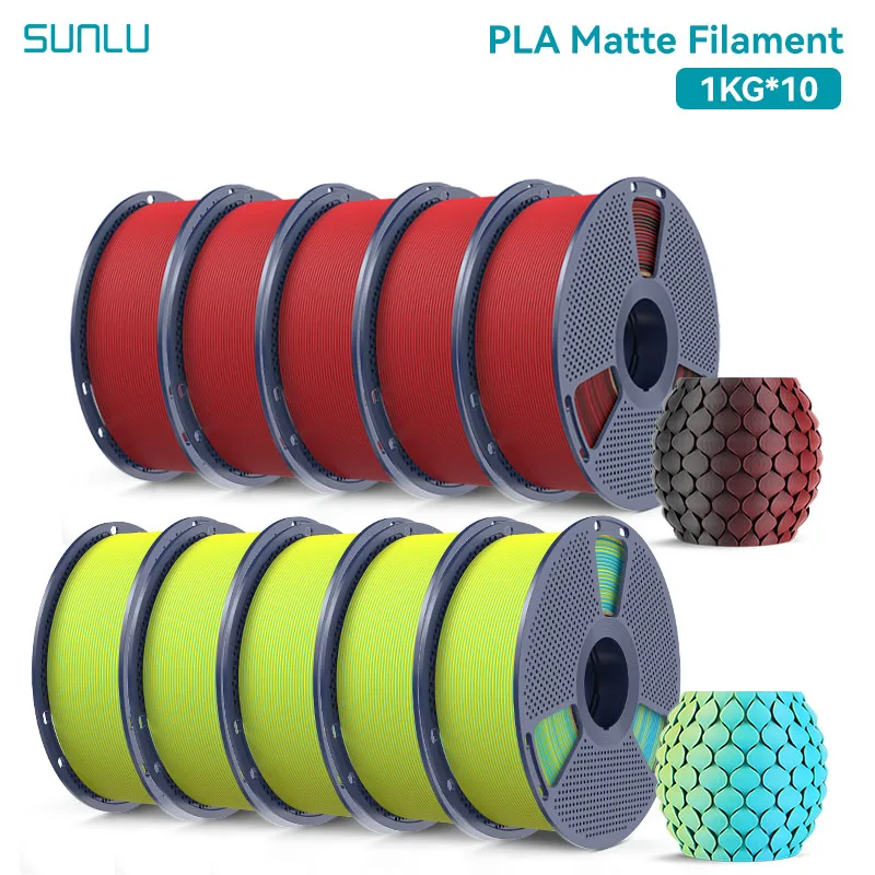 Filament SUNLU PLA Dwukolorowy Matowy (DUAL MATTE)
