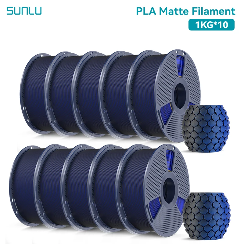Filament SUNLU PLA Niebieski Dwukolorowy Matowy (BLUE DUAL MATTE)