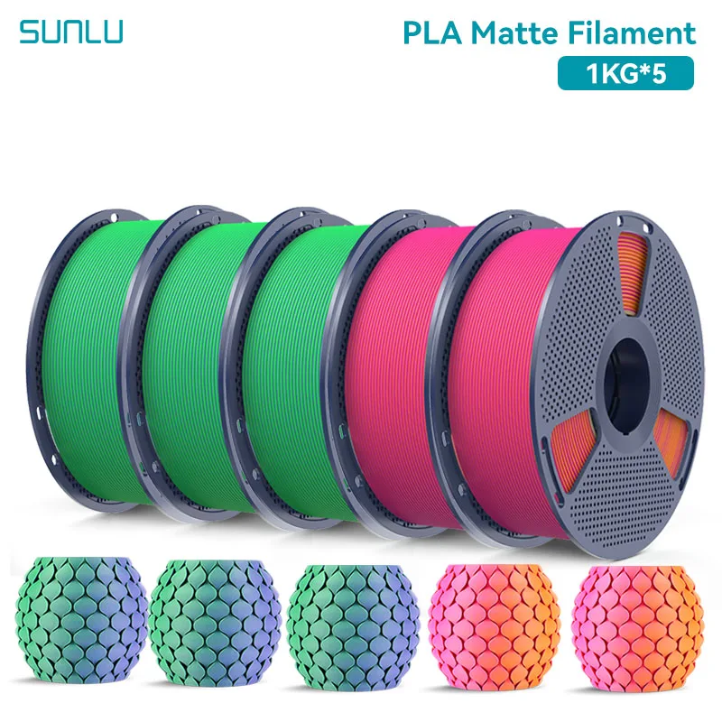 Filament SUNLU PLA  Dwukolorowy Matowy (DUAL MATTE)