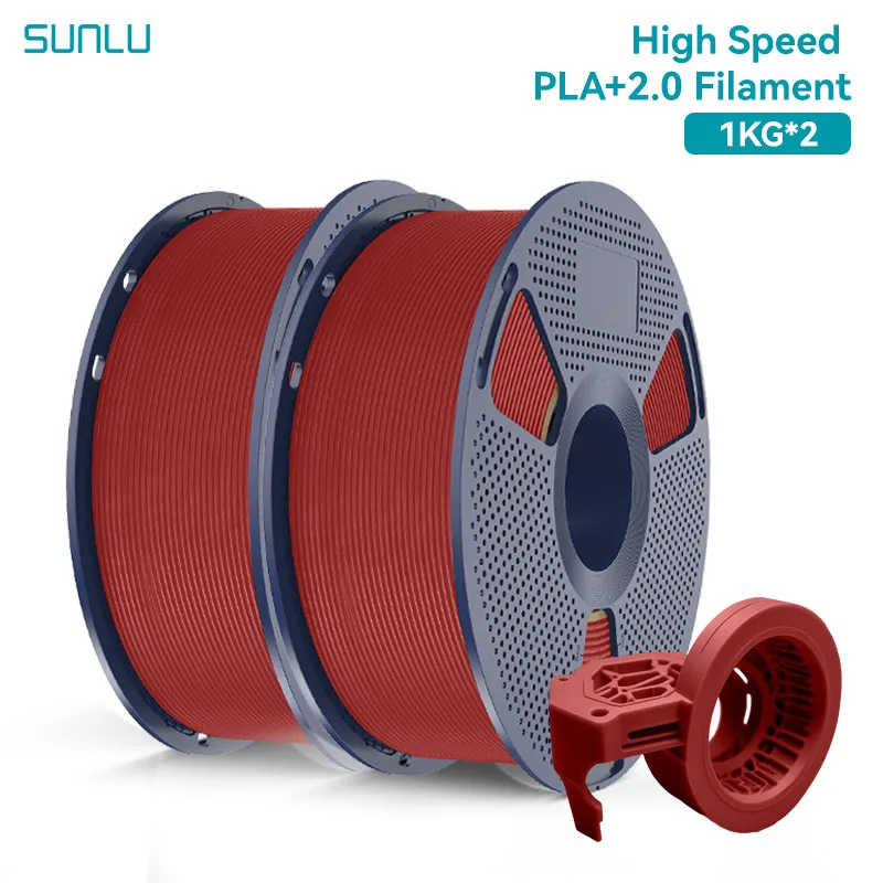 Filament SUNLU PLA Plus High-Speed Czerwony (RED)