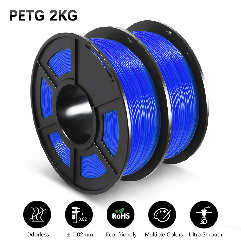 Filament SUNLU PETG Plus Niebieski (BLUE)
