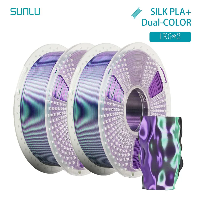 Filament SUNLU PLA  Dwukolorowy Jedwabny (DUAL SILK)
