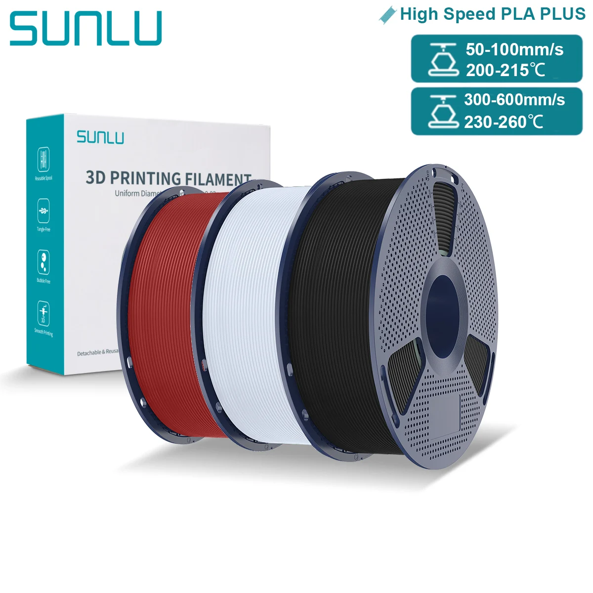 Filament SUNLU PLA Plus High-Speed 
