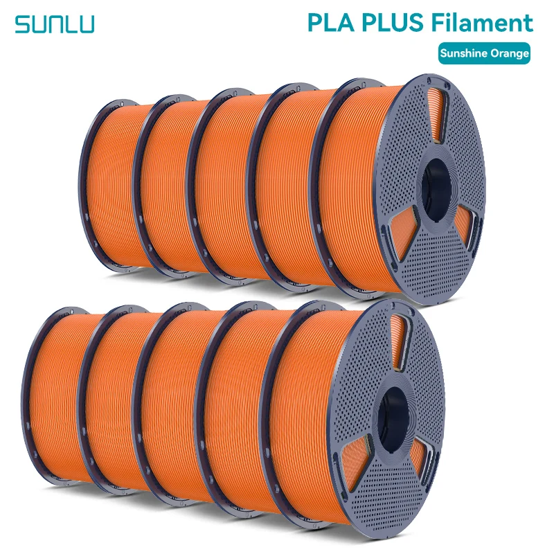 Filament SUNLU PLA Plus Pomarańczowy (ORANGE)