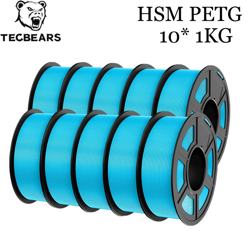 Filament TECBEARS PETG High-Speed Niebieski Matowy (BLUE MATTE)