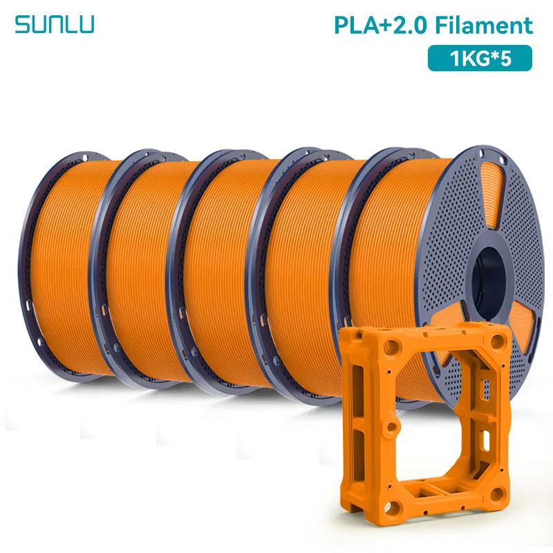 Filament SUNLU PLA Plus Pomarańczowy (ORANGE)