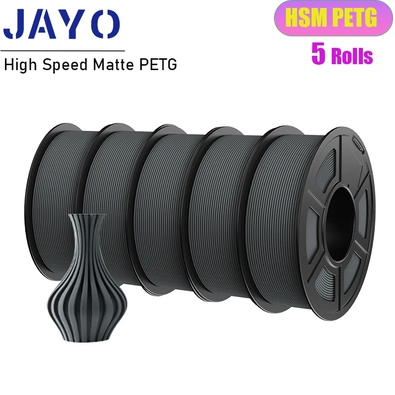 Filament JAYO PETG High-Speed Szary Matowy (GRAY MATTE)