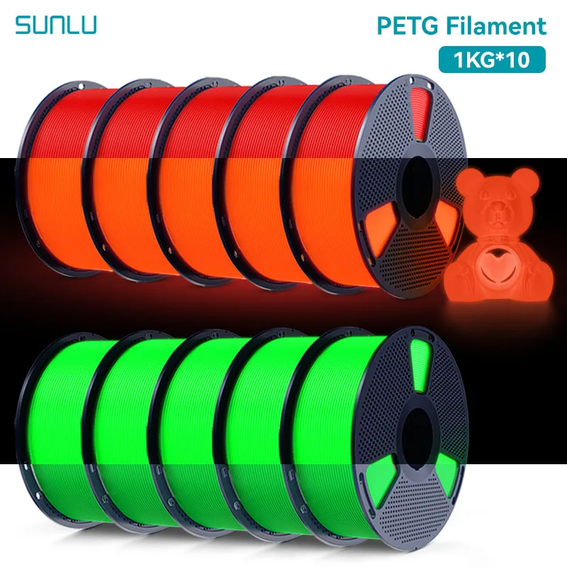 Filament SUNLU PETG Świecący w ciemności (GLOW)