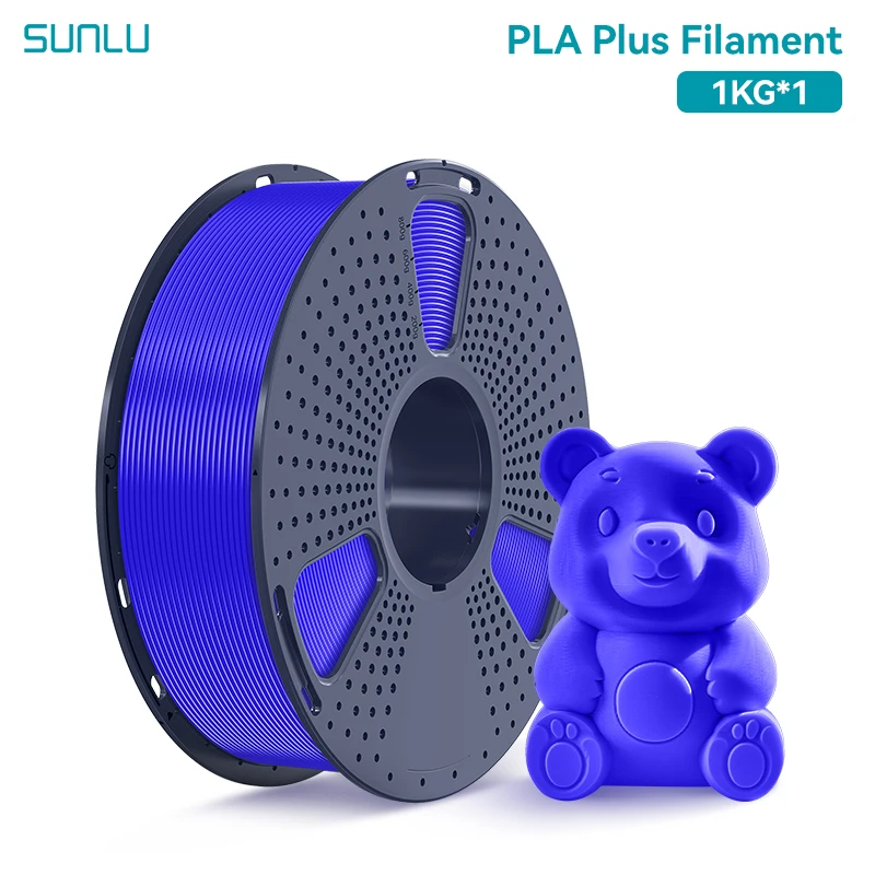 Filament SUNLU PLA Plus Niebieski (BLUE)