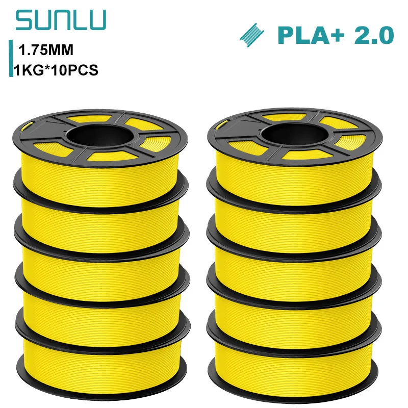 Filament SUNLU PLA Plus Żółty (YELLOW)