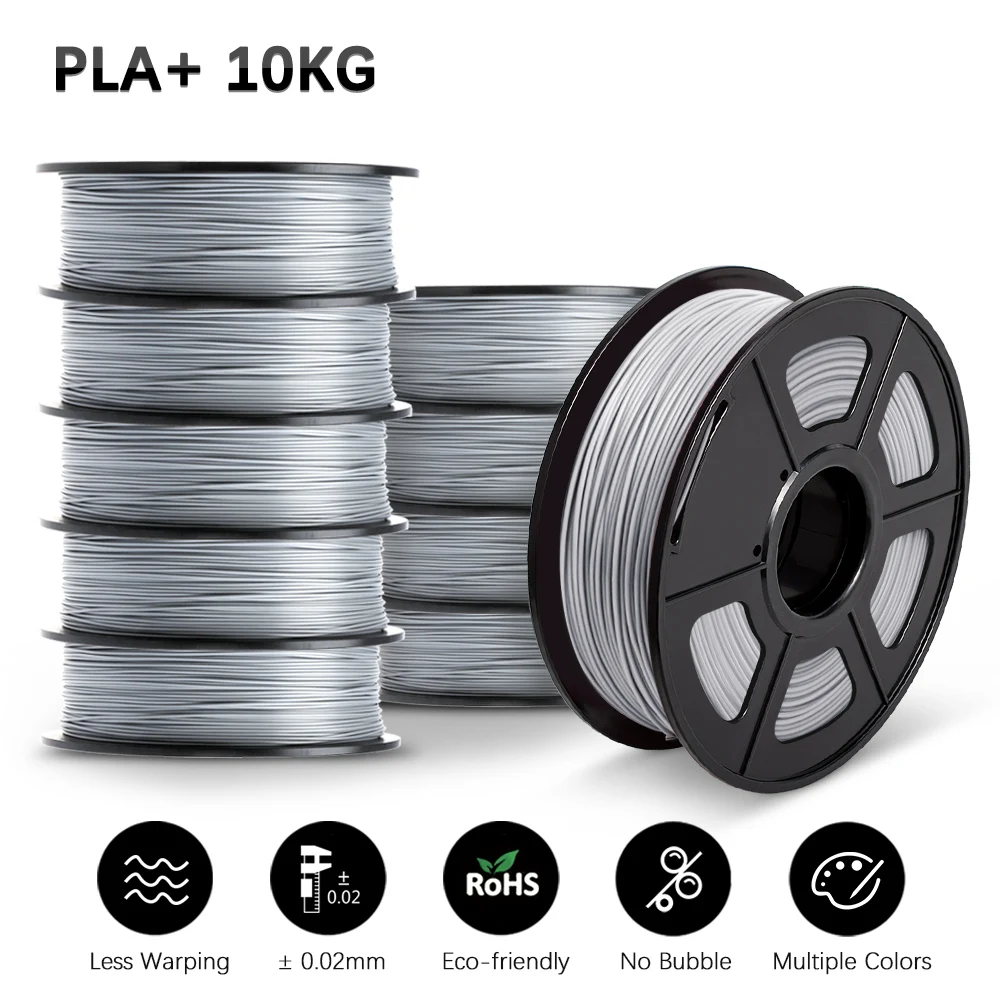Filament SUNLU PLA Srebrny (SILVER)