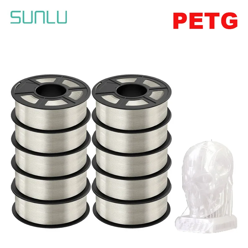 Filament SUNLU PETG Naturalny Przezroczysty (NATURAL TRANSPARENT)
