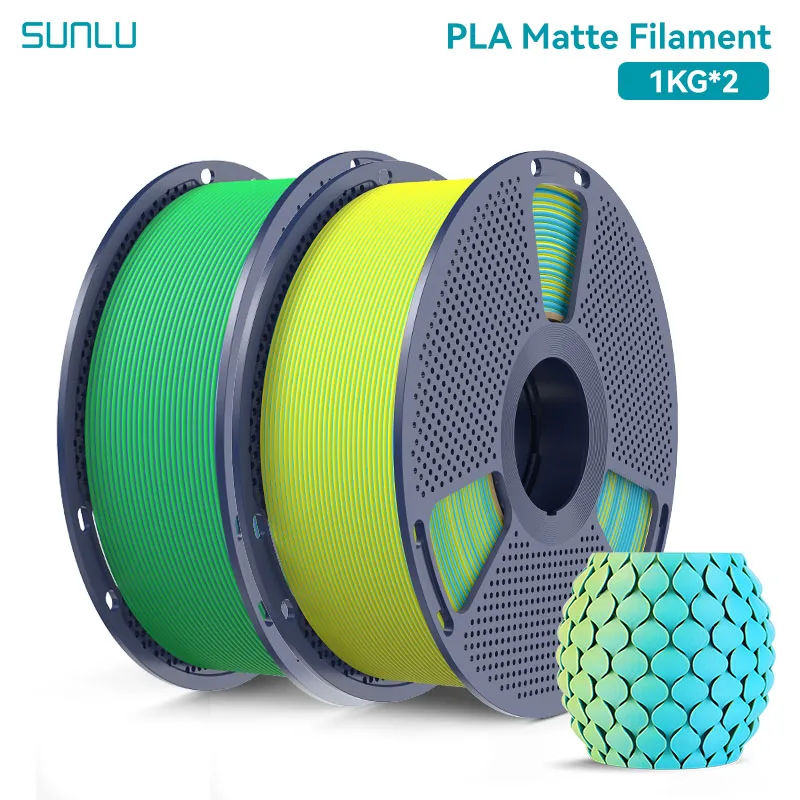 Filament SUNLU PLA  Dwukolorowy Matowy (DUAL MATTE)