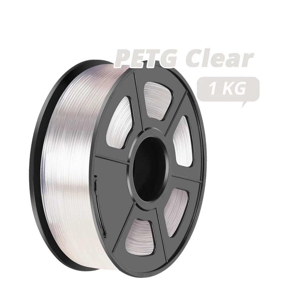 Filament SUNLU PETG Naturalny Przezroczysty (NATURAL TRANSPARENT)
