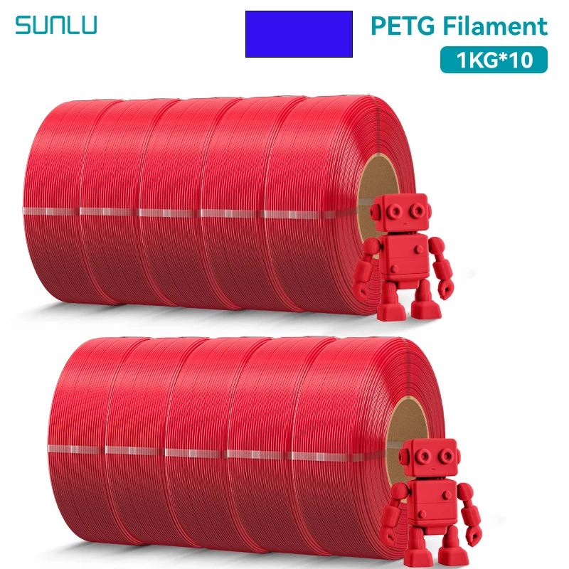 Filament SUNLU PETG Plus Czerwony (RED)