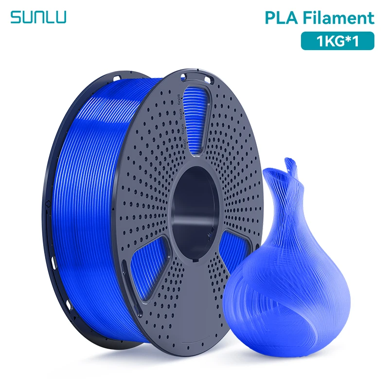 Filament SUNLU PLA Niebieski Przezroczysty (BLUE TRANSPARENT)