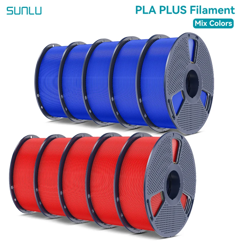 Filament SUNLU PLA Plus Niebieski (BLUE)