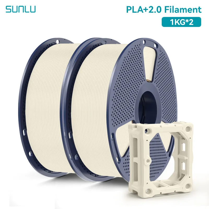 Filament SUNLU PLA Plus Biały (WHITE)