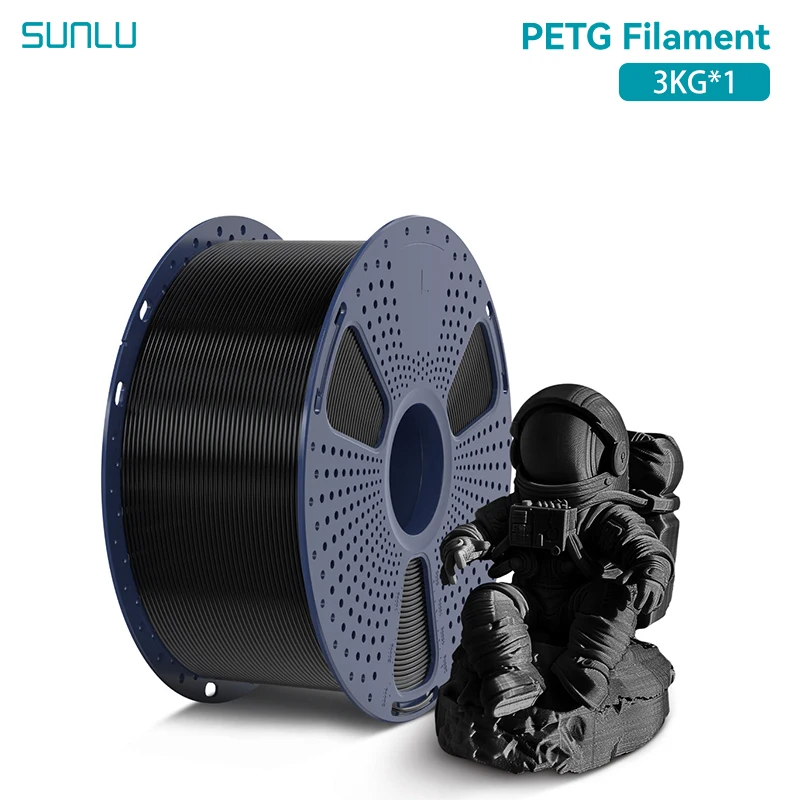 Filament SUNLU PETG Plus Czarny (BLACK)