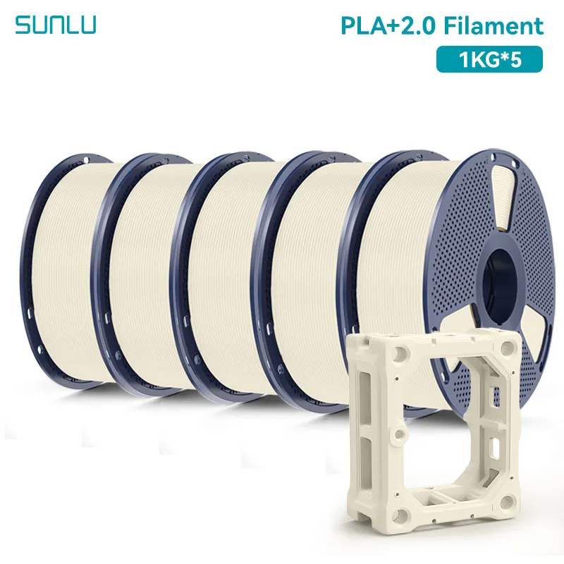 Filament SUNLU PLA Plus Biały (WHITE)