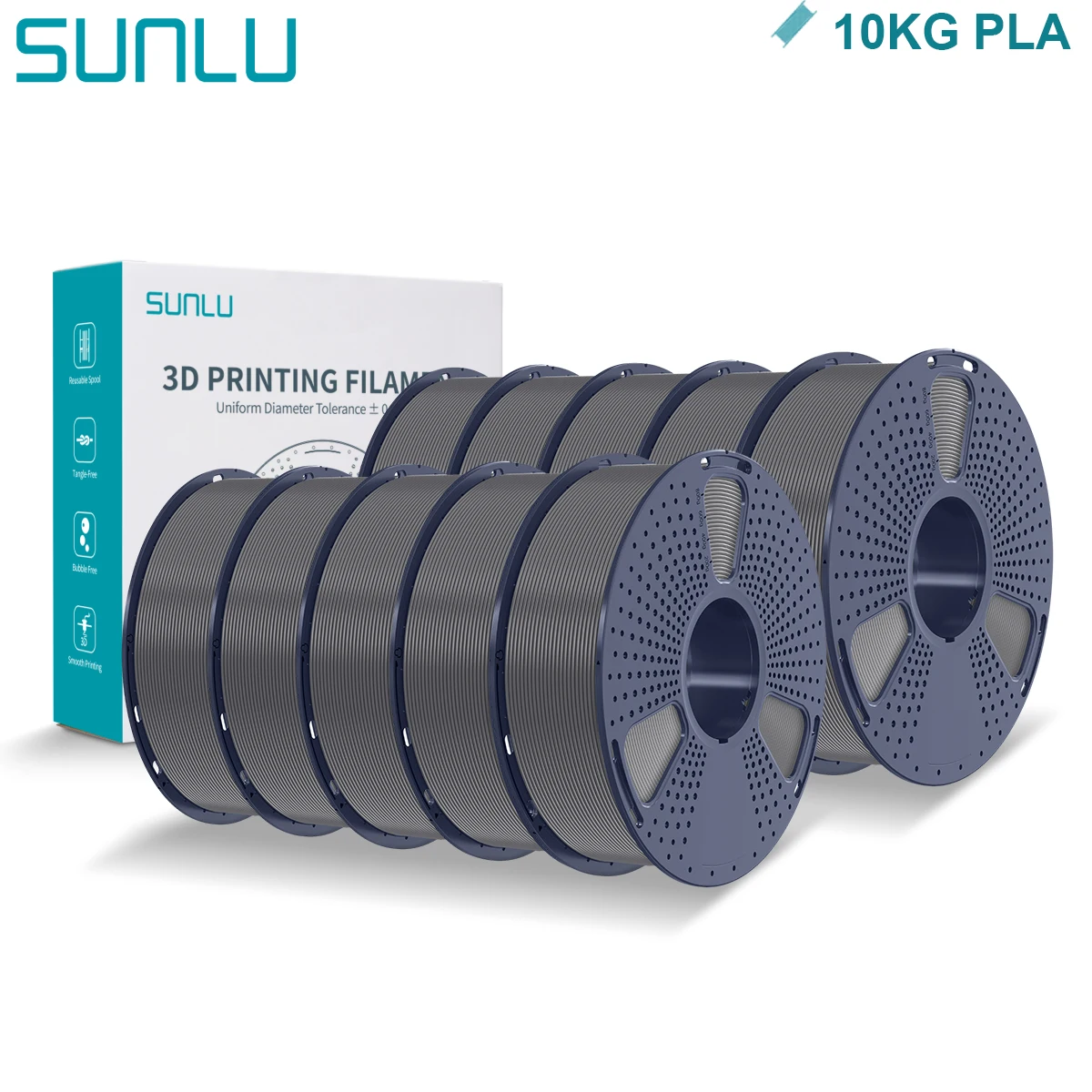Filament SUNLU PLA Szary (GRAY)