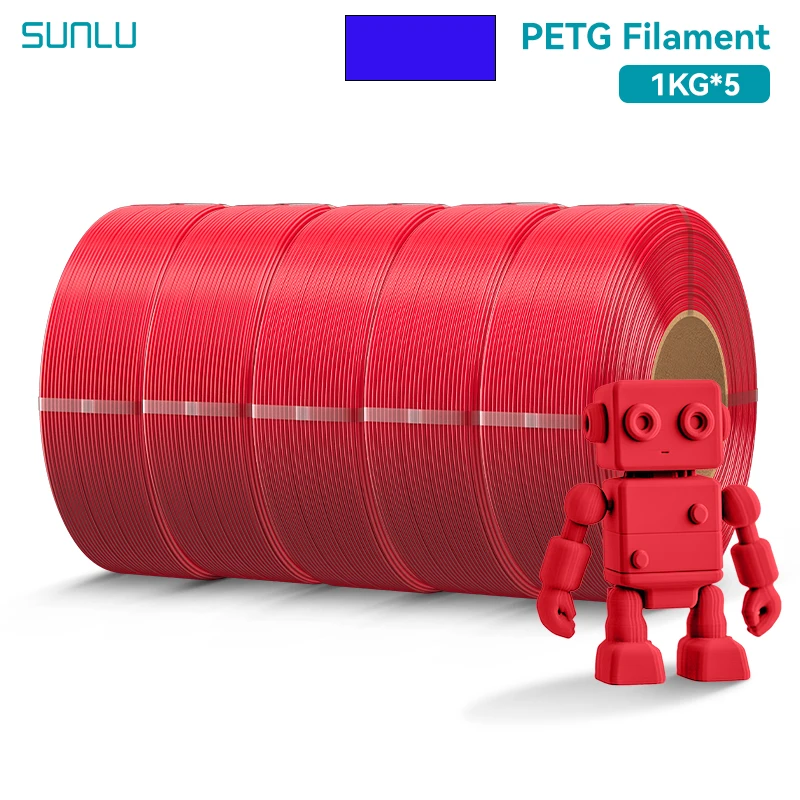 Filament SUNLU PETG High-Speed Czerwony (RED)