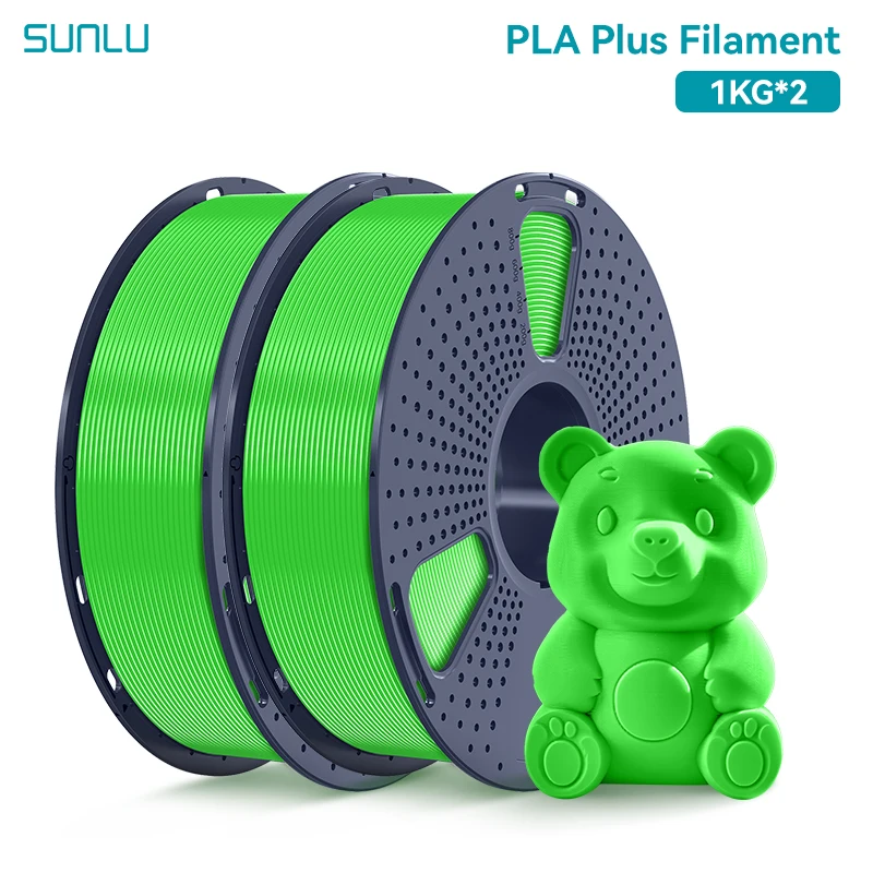 Filament SUNLU PLA Plus Zielony (GREEN)