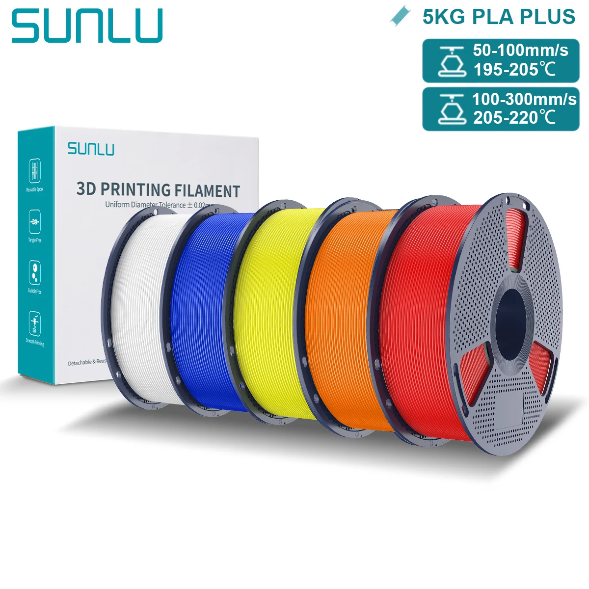 Filament SUNLU PLA Plus 