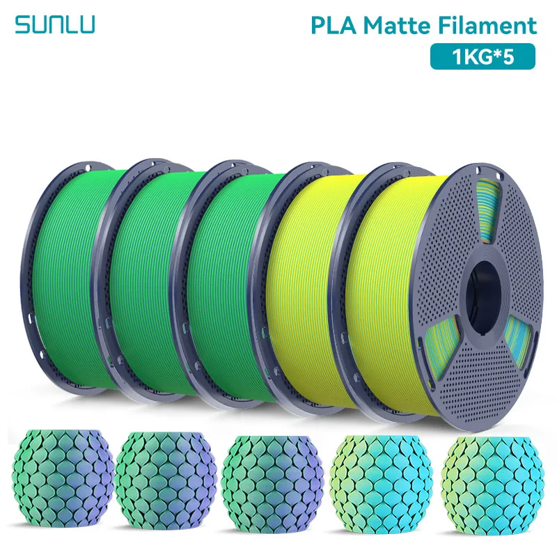 Filament SUNLU PLA  Dwukolorowy Matowy (DUAL MATTE)