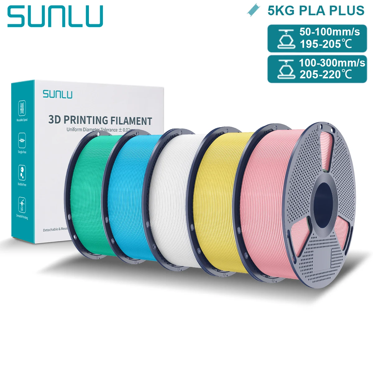 Filament SUNLU PLA Plus 
