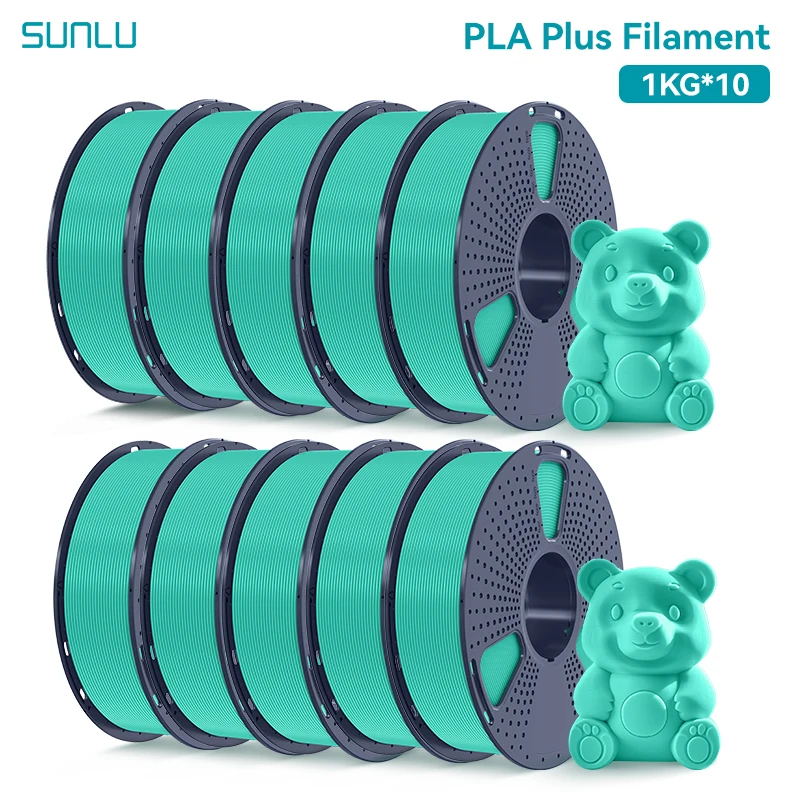 Filament SUNLU PLA Plus Zielony (GREEN)