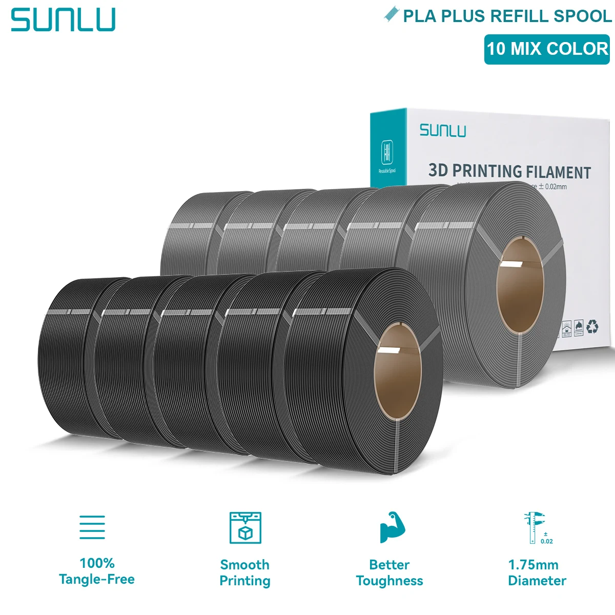 Filament SUNLU PLA Plus 