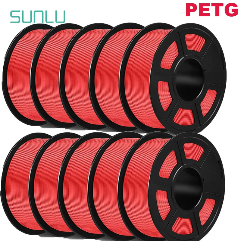 Filament SUNLU PETG Czerwony (RED)