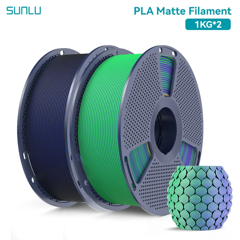 Filament SUNLU PLA  Dwukolorowy Matowy (DUAL MATTE)