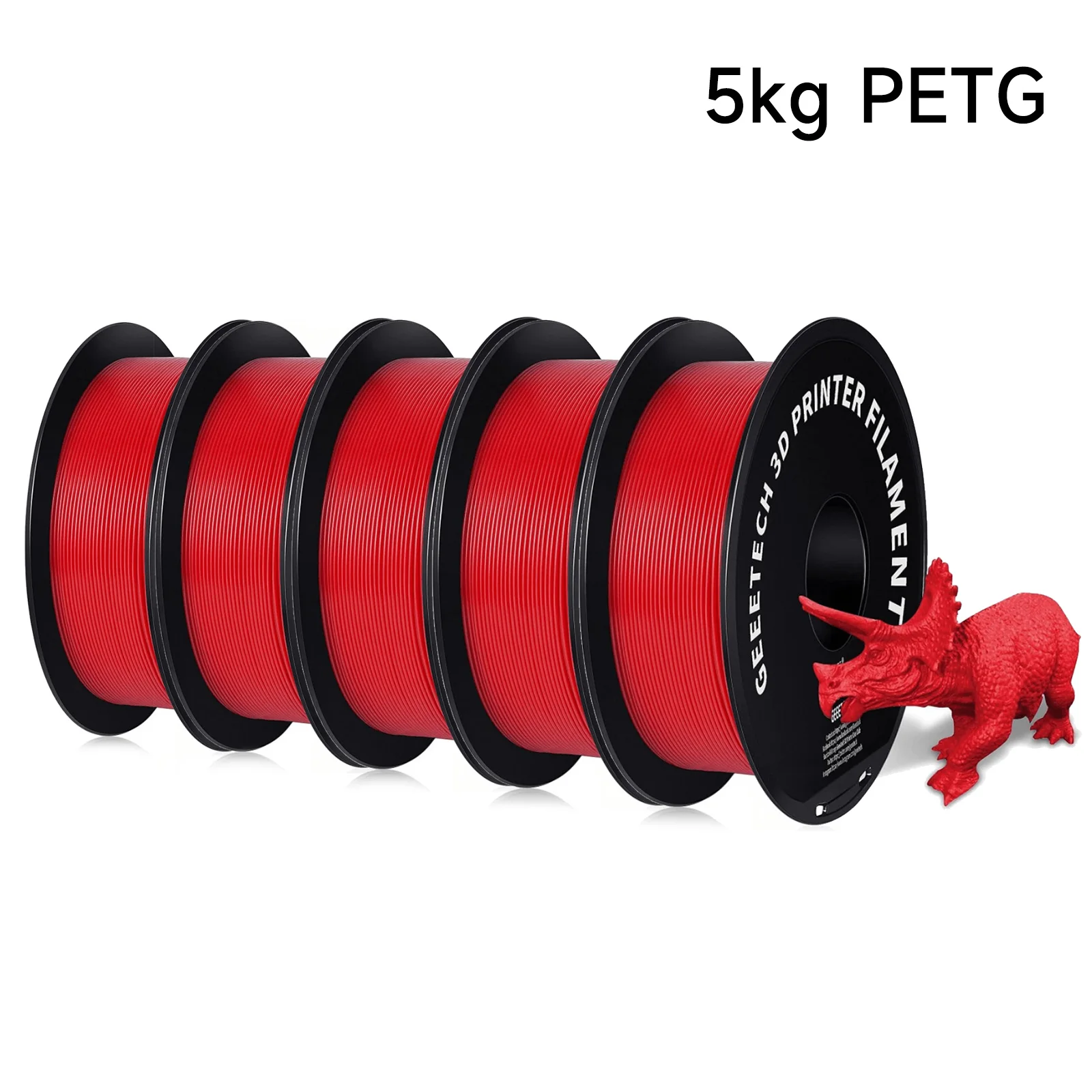 Filament GEEETECH PETG Czerwony (RED)