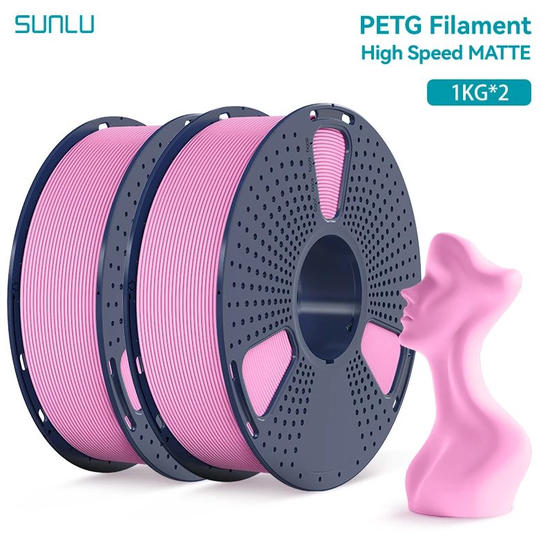 Filament SUNLU PETG High-Speed Różowy Matowy (PINK MATTE)