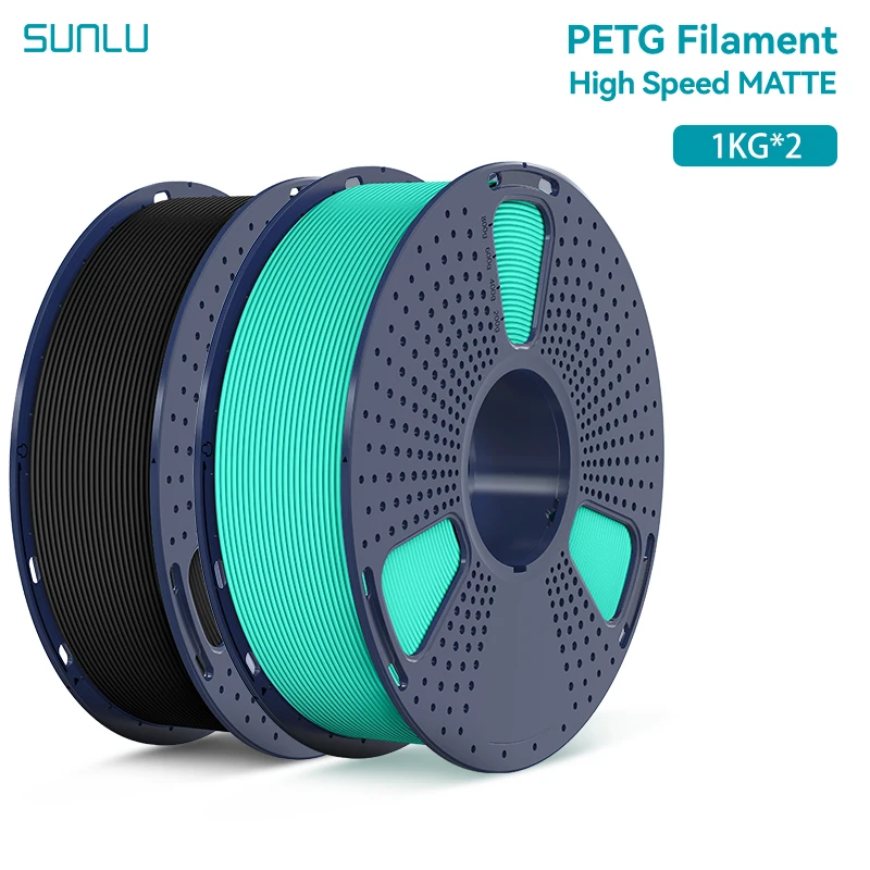 Filament SUNLU PETG High-Speed Czarny Matowy (BLACK MATTE)