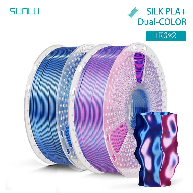 Filament SUNLU PLA  Dwukolorowy Jedwabny (DUAL SILK)