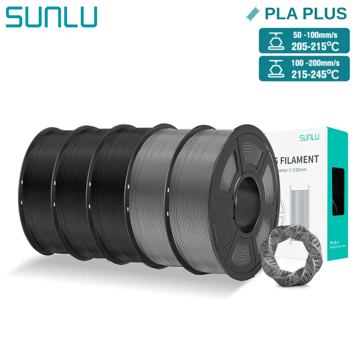Filament SUNLU PLA Plus 