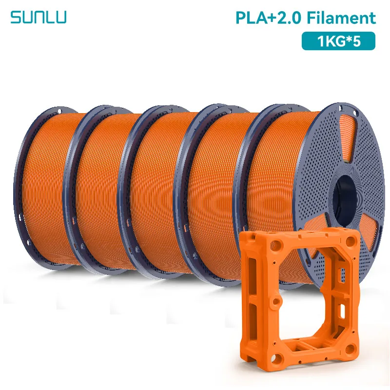 Filament SUNLU PLA Plus Pomarańczowy (ORANGE)