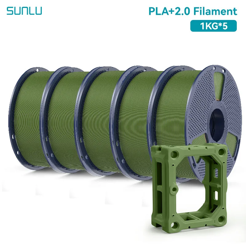 Filament SUNLU PLA Plus Zielony (GREEN)