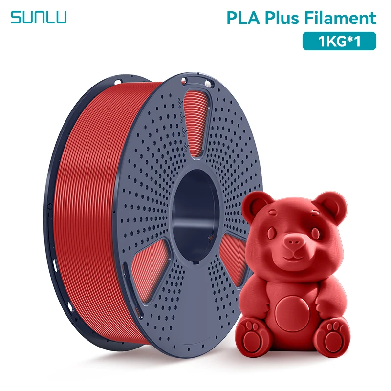 Filament SUNLU PLA Plus Czerwony (RED)