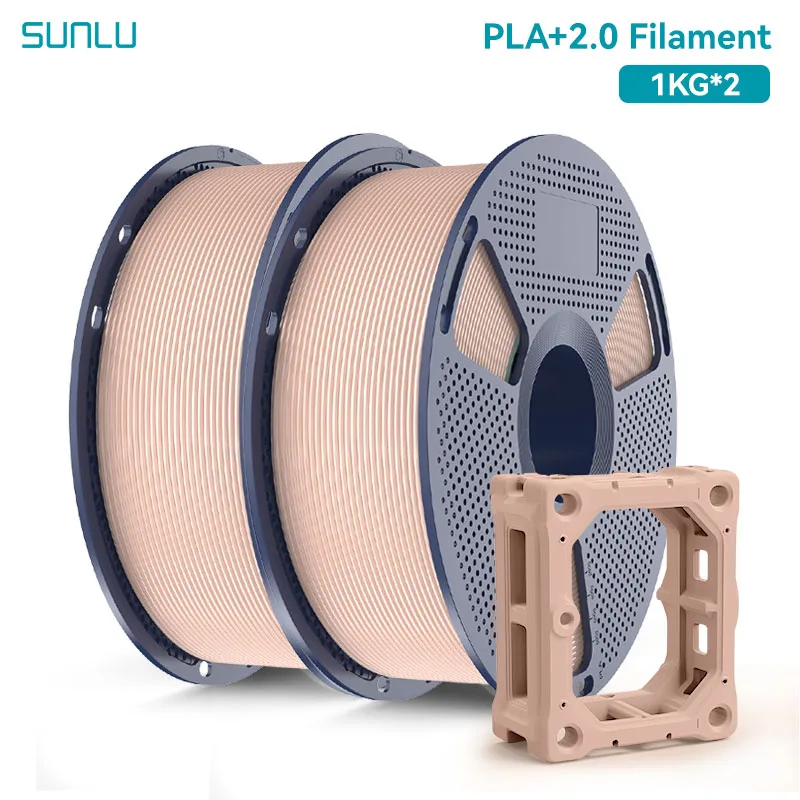 Filament SUNLU PLA Plus Brązowy (BROWN)