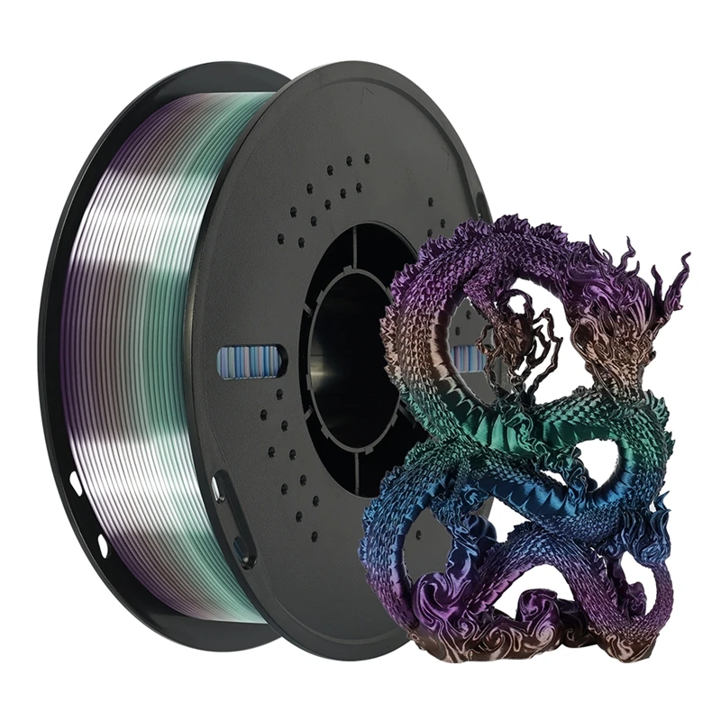 Filament Kingroon PLA  Tęczowy Jedwabny (RAINBOW SILK)