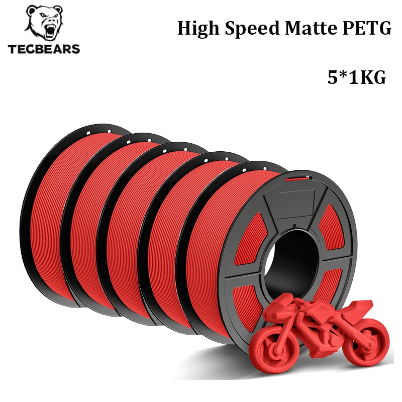 Filament JAYO PETG High-Speed Czerwony Matowy (RED MATTE)