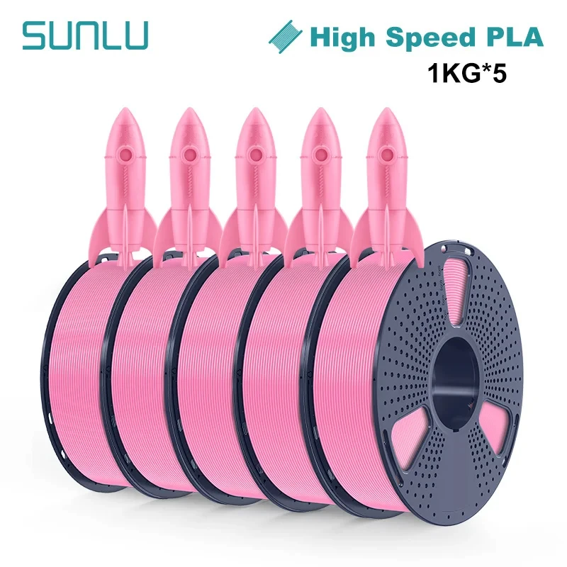 Filament SUNLU PLA High-Speed Różowy (PINK)