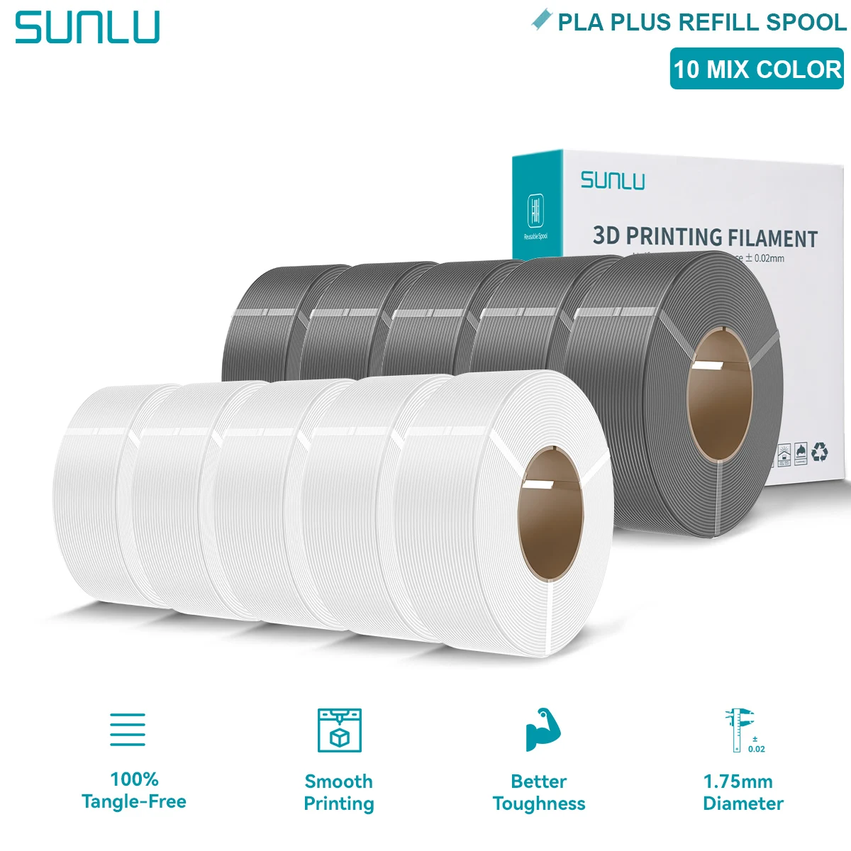 Filament SUNLU PLA Plus 