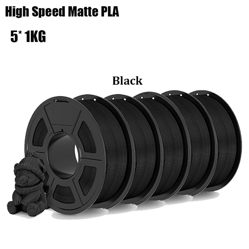 Filament TECBEARS PLA High-Speed Czarny Jedwabny (BLACK SILK)